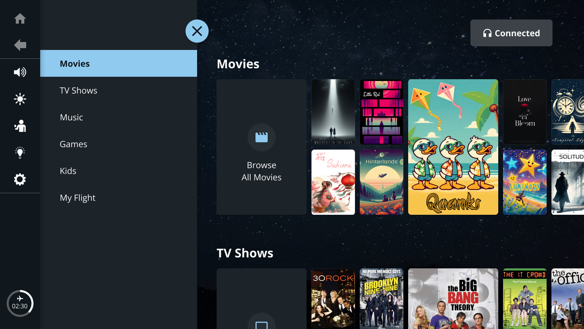 Interactive displaying device is currently connected